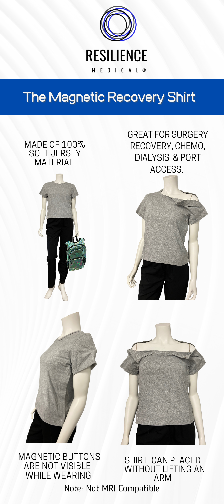 The Healing Magnetic Recovery Shirt – Resilience Medical
